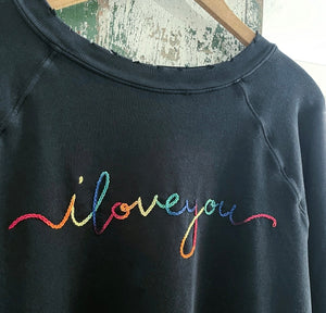 Rainbow i love you Sweatshirt (3 Colors)