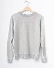 Heart Sweatshirt- Essential Grey ( 8 Colors)-XS/S